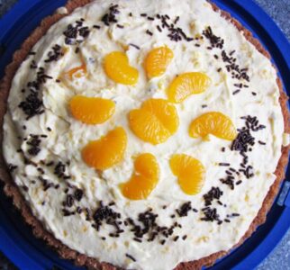 Schüttelkuchen mit Mandarine