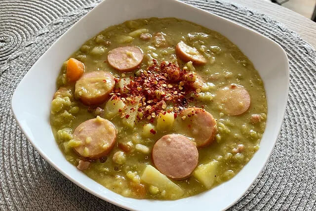 Erbseneintopf nach Bundeswehrrezept Rezept 