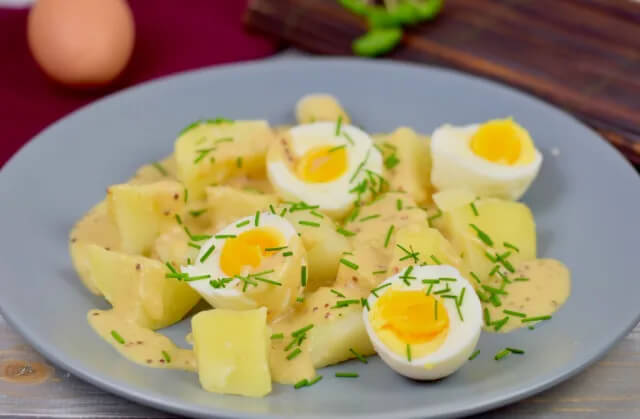 Konnte ich taglich essen, Eier in Senfsauce