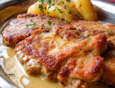 Pfarrerschnitzel – Leckeres Zartes Und Saftiges Fleisch Mit Feiner Soße