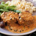 Schweinemedaillons in Pfefferrahmsauce
