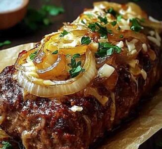 Zwiebel Hackbraten