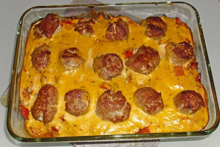 Kartoffel Bratwurst Auflauf lecker
